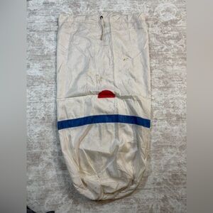 Vintage Sail Bag City Island‎ NY Appleton Sailmakers Nautical Storage Sack